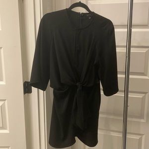black dress by topshop